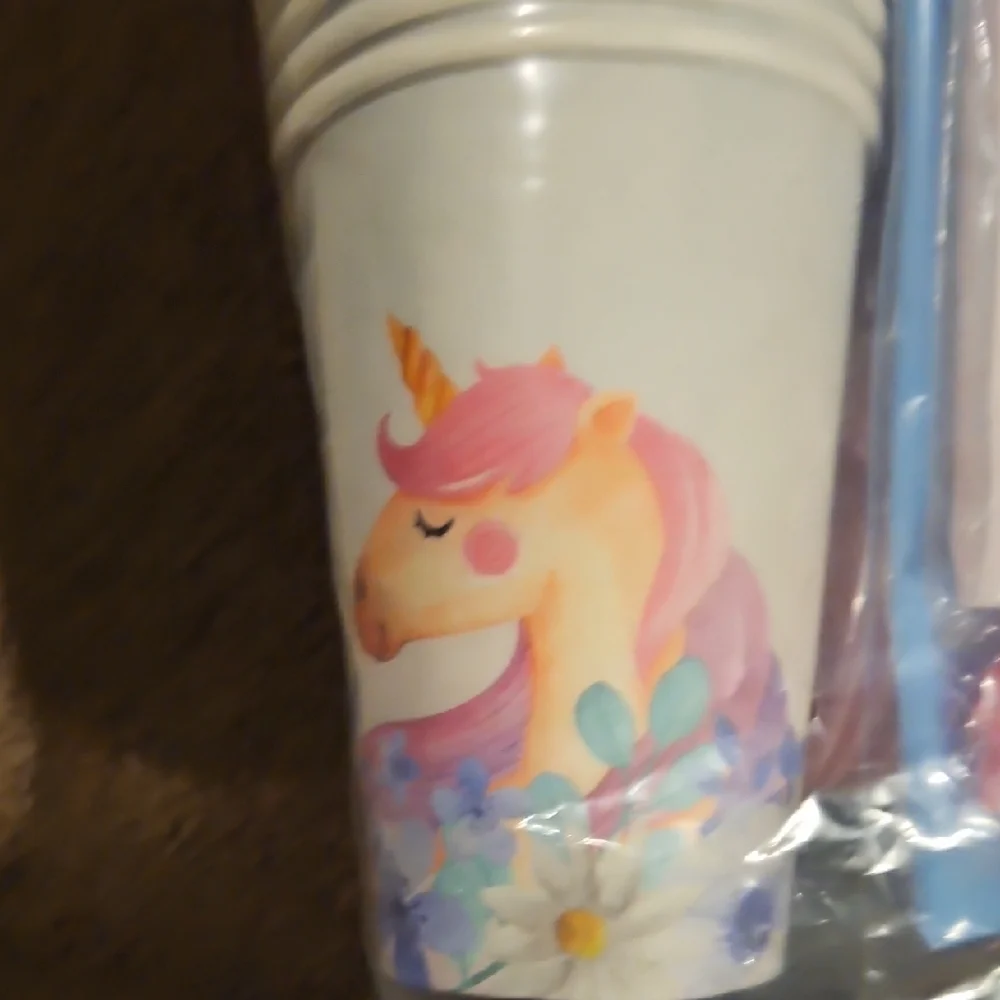 Unicorn Birthday Party/Baby Shower Supplies Set × 2